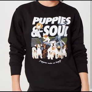 Puppies and soul sweatshirt Clearance